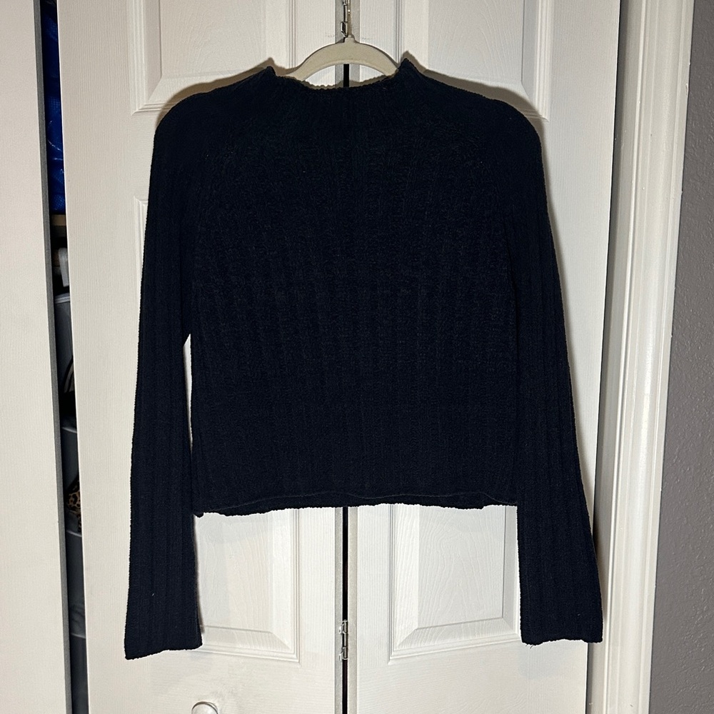 American Eagle Outfitters Navy Blue Knit Top